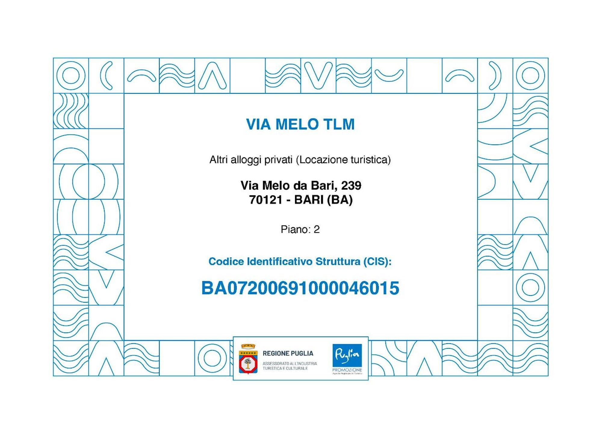 Via Melo Tlm B&B Bari Exterior foto